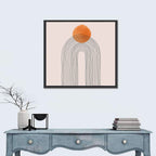 Layered Arch Sun Abstract Wall Art