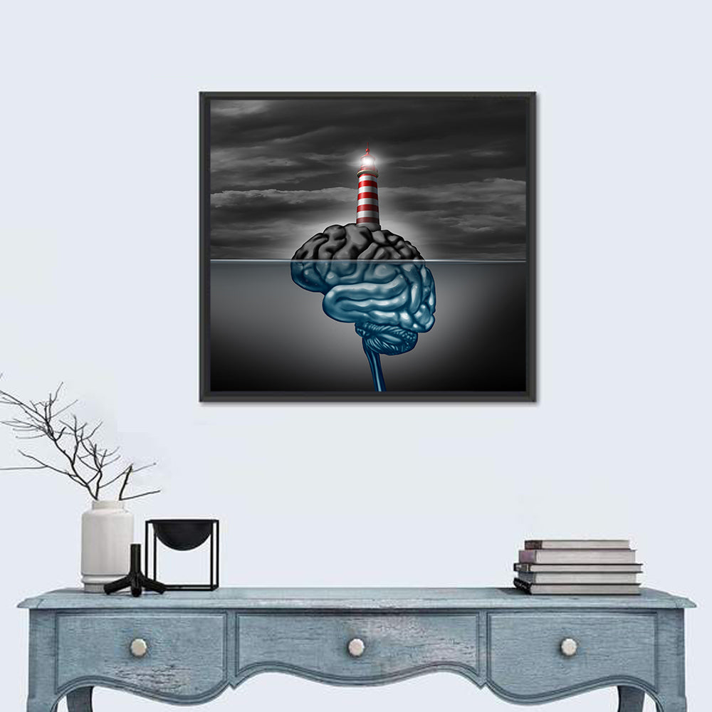 Brain Disorder Neurology Symbol Wall Art