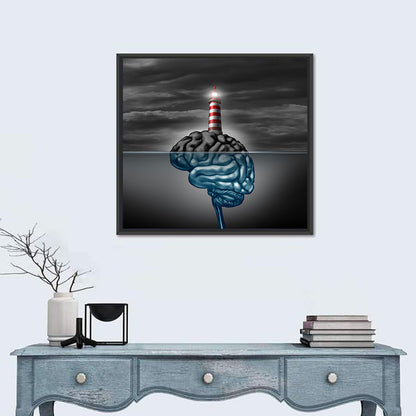 Brain Disorder Neurology Symbol Wall Art