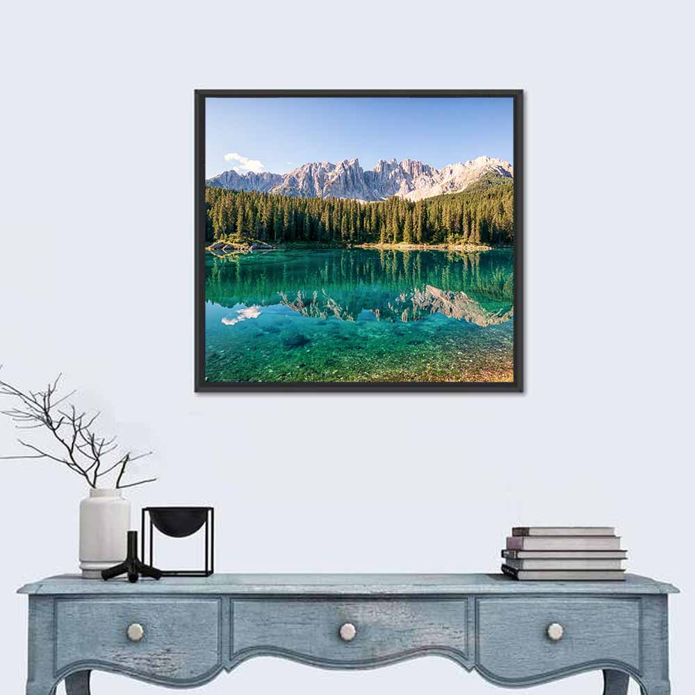 Karer Lake in the Dolomites Wall Art