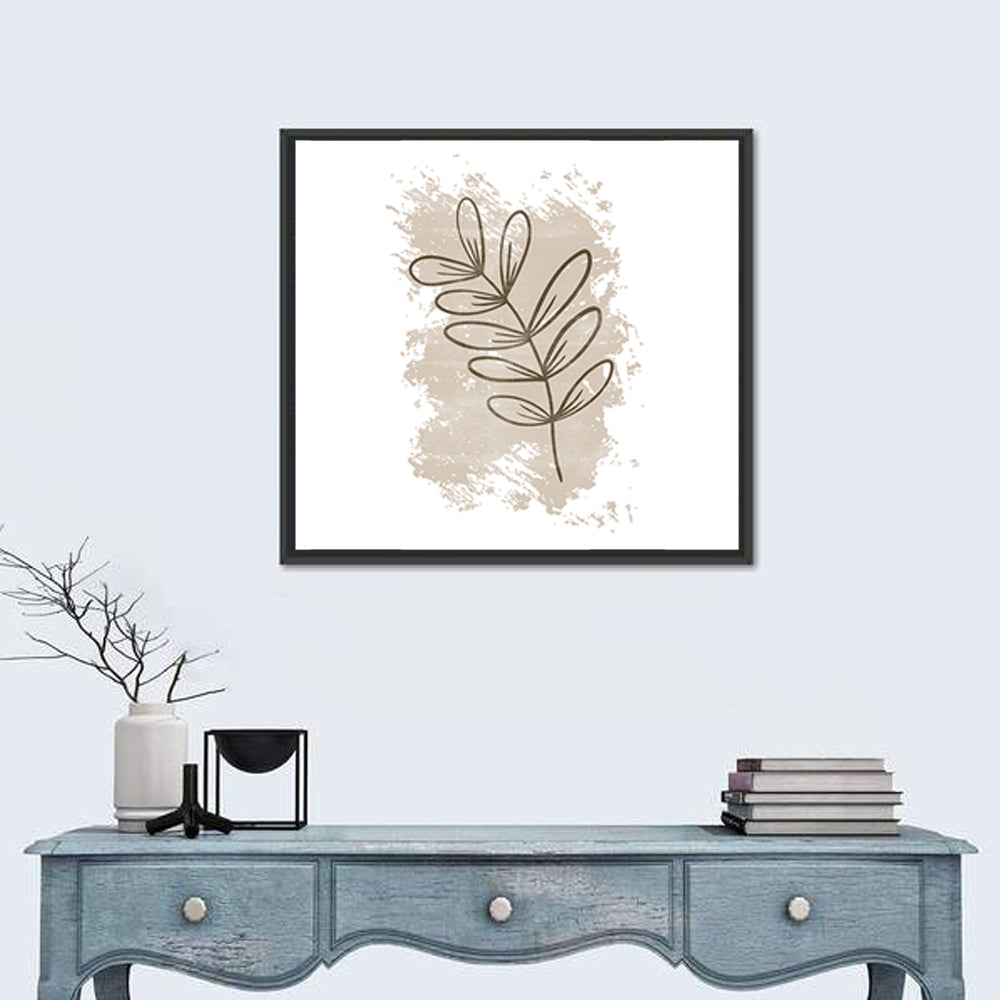 Centered Leaf Study Wall Art
