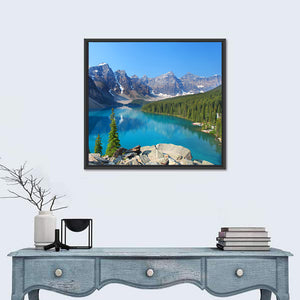 Moraine Lake in the Canadian Rockies Wall Art