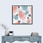 Bird of Paradise Leaf Pattern Wall Art