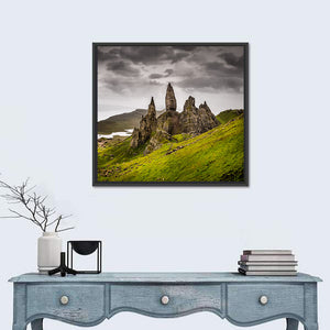 Old Man Of Storr Rock Formation In Scotland Wall Art