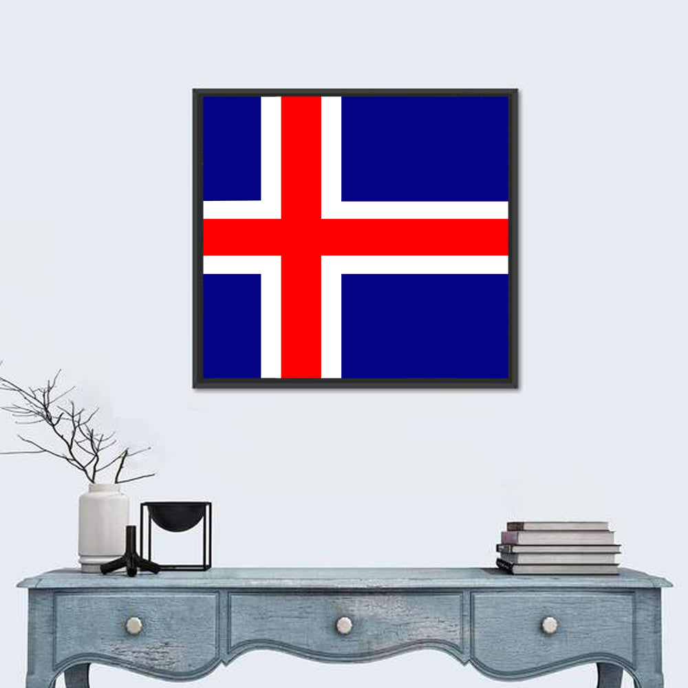 Icelandic Flag, Nordic Cross Wall Art