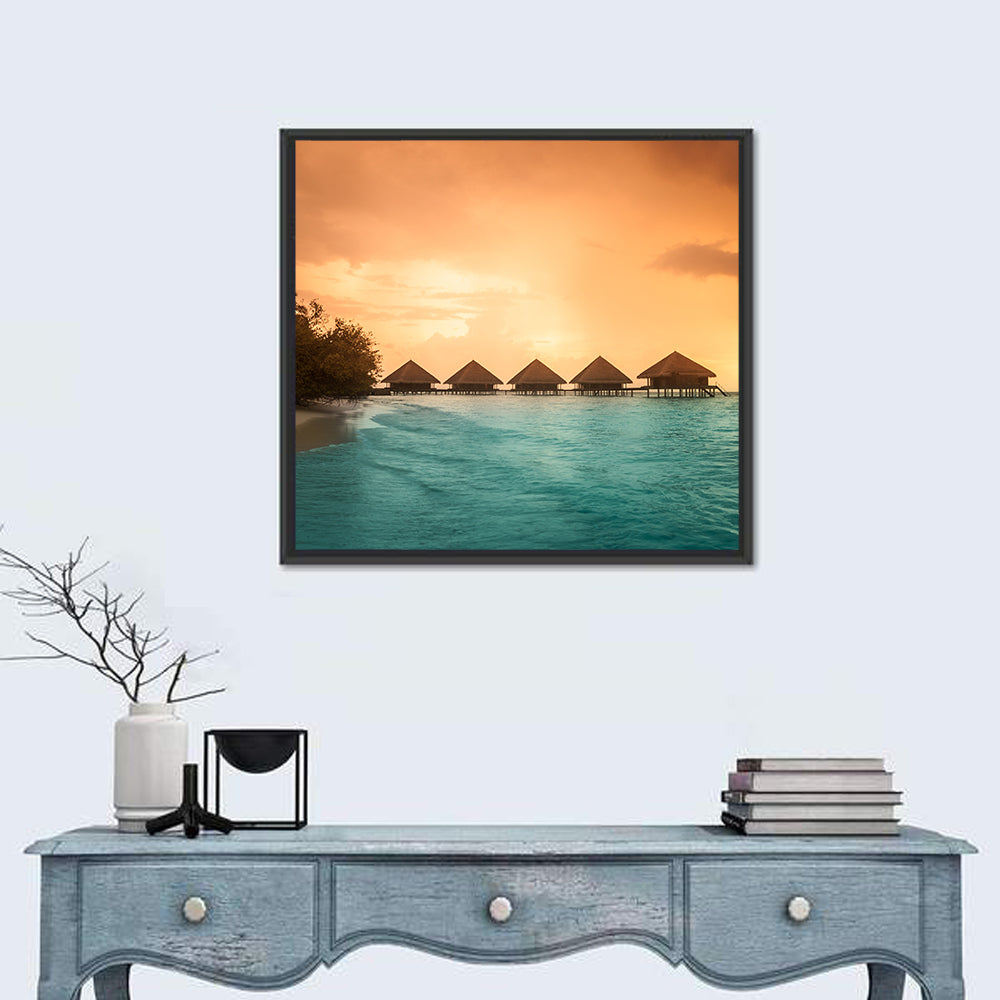 Bora Bora Overwater Bungalows Wall Art