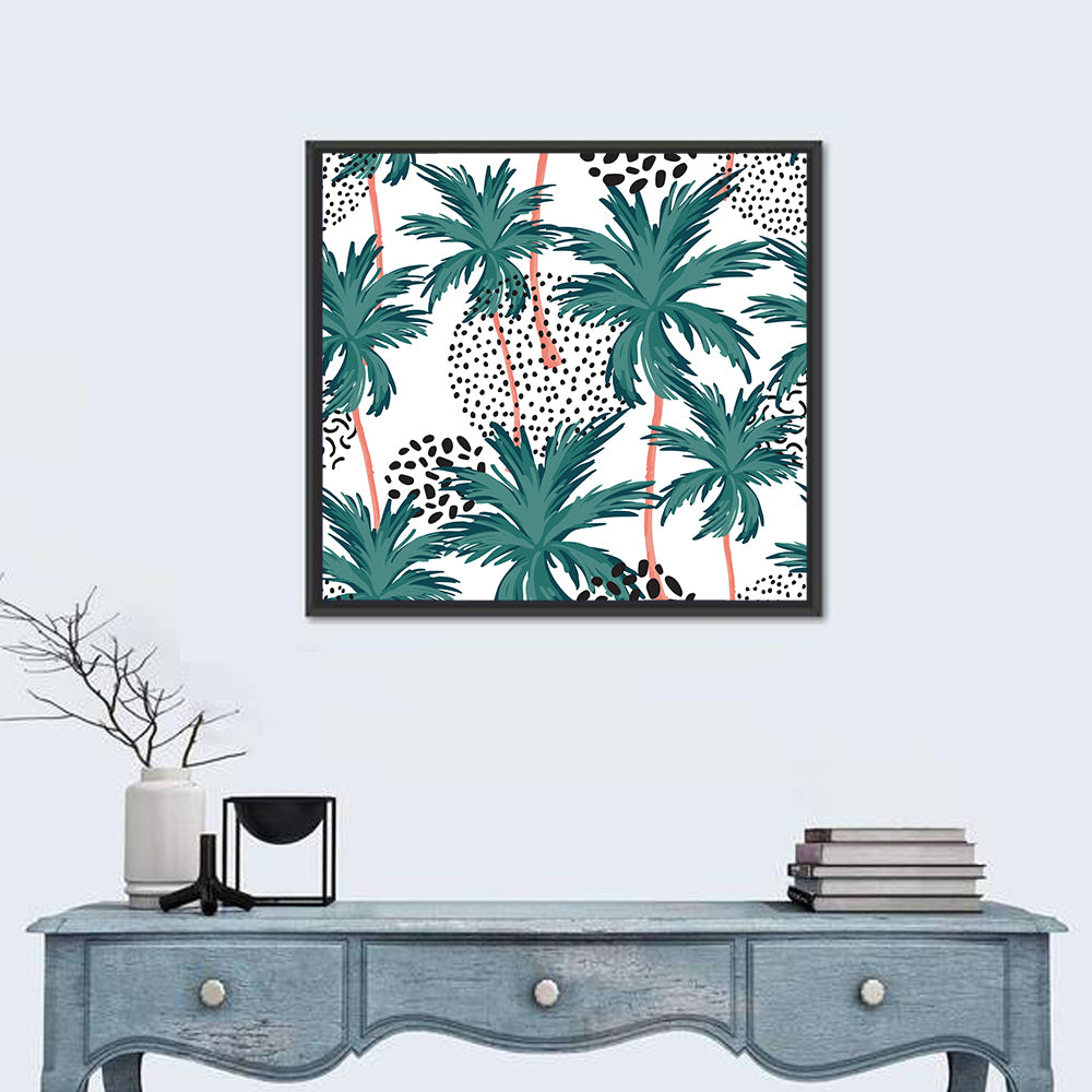 Palm Trees Texture Wall Art