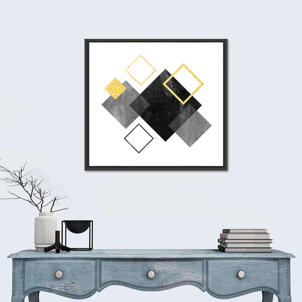 Squares Composition Minimalist Wall Art