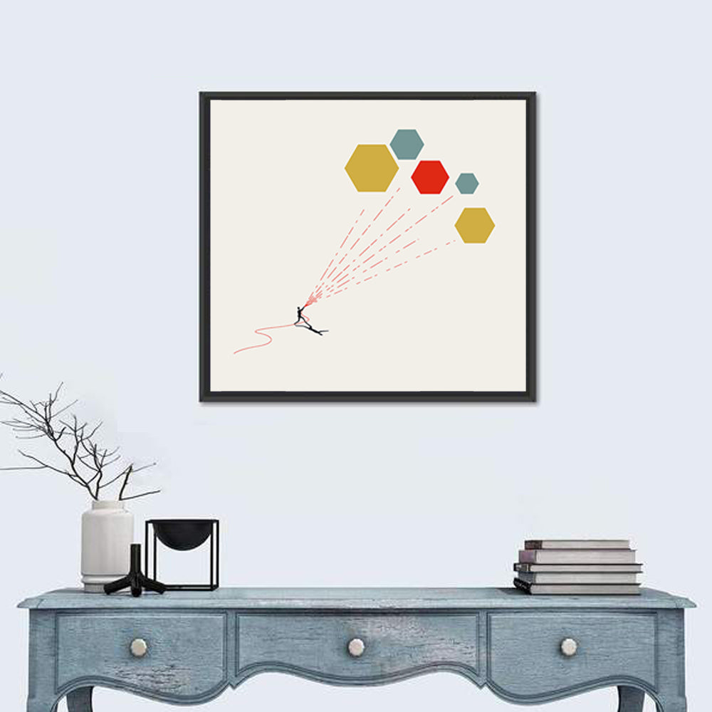 Big Data Analysis Concept Wall Art