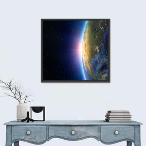 North America From Space Wall Art