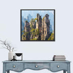 Zhangjiajie Sandstone Pillars Wall Art