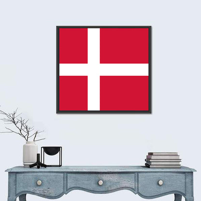 Flag Of Denmark Wall Art