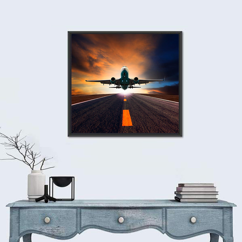Passenger Jet Plane Wall Art