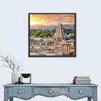 Virupaksha Temple at Sunrise, Hampi Wall Art