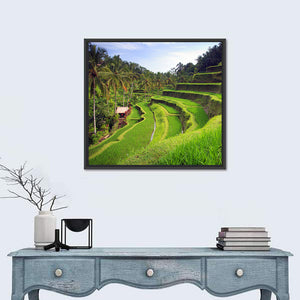 Terrace Rice Fields In Tegallalang Wall Art