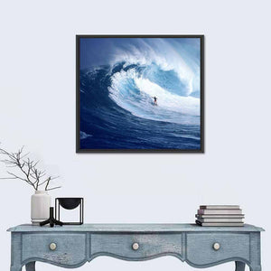 Wave Surfing Wall Art