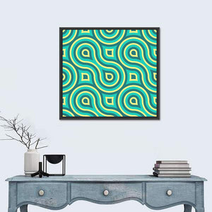 Retro Seamless Pattern Wall Art