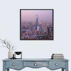 Kingdom Centre Riyadh at Dusk Wall Art