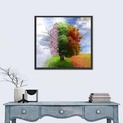 Four Season Tree Wall Art