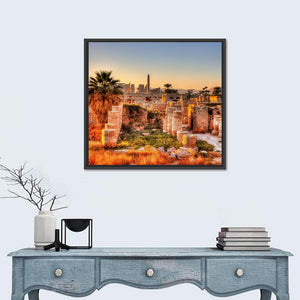 View Of Karnak Temple In Egypt Wall Art