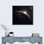 Sunrise Over Earth from Orbit Wall Art