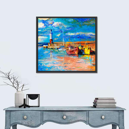 Ocean Sunset Artwork Wall Art