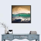 Bali Surfer in Barrel Wave Wall Art