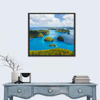 Rock Islands Aerial View Wall Art