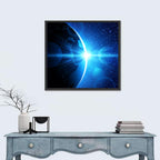 Earth Horizon at Sunrise Wall Art
