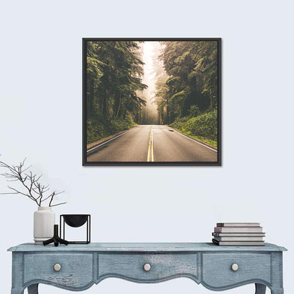 Redwood Highway In Northern California Wall Art