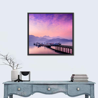 Lake In Nantou Taiwan Wall Art