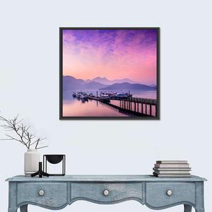 Lake In Nantou Taiwan Wall Art