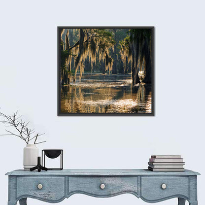 Spanish Moss In Louisiana Bayou Wall Art