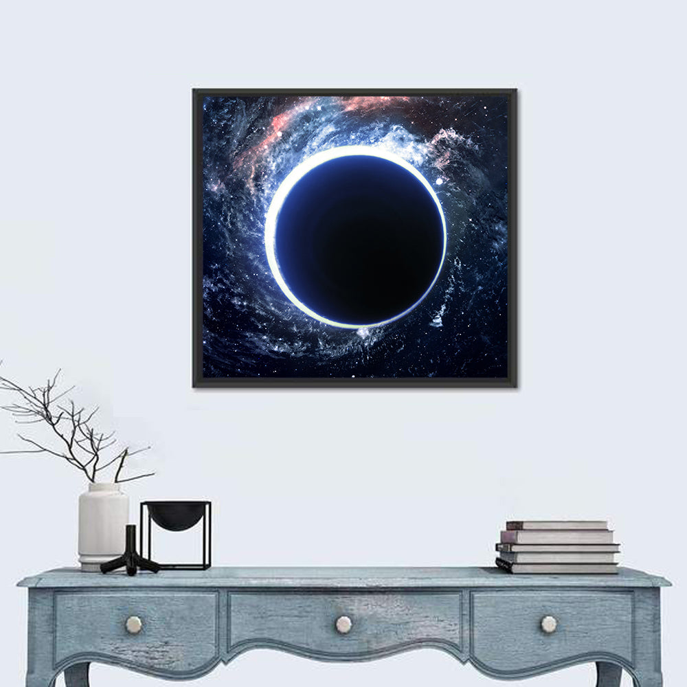 Black Hole Nebula In Deep Space Wall Art