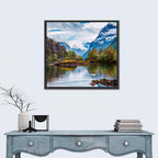 Norwegian Mountain Reflection Wall Art