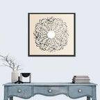 Believe God Arabic Calligraphy Wreath Wall Art