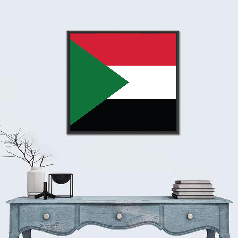Sudan National Flag Wall Art