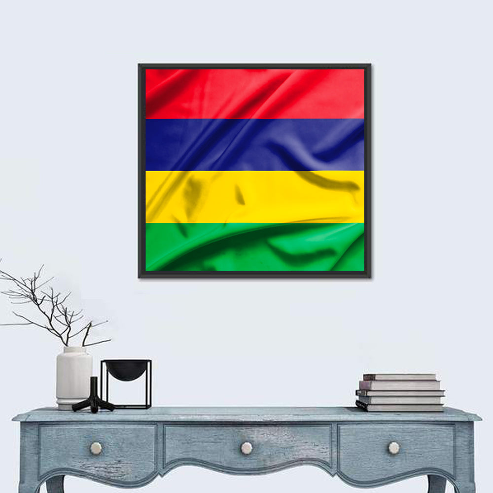 Flag Of Mauritius Wall Art