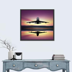 Airplane Taking Off Wall Art