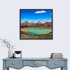 Mountain Lake In Switzerland Wall Art