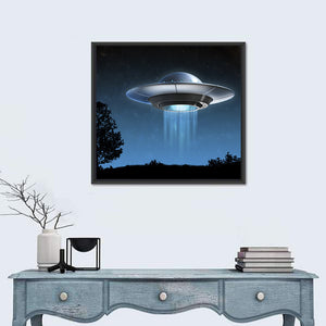 Alien Spaceship Wall Art