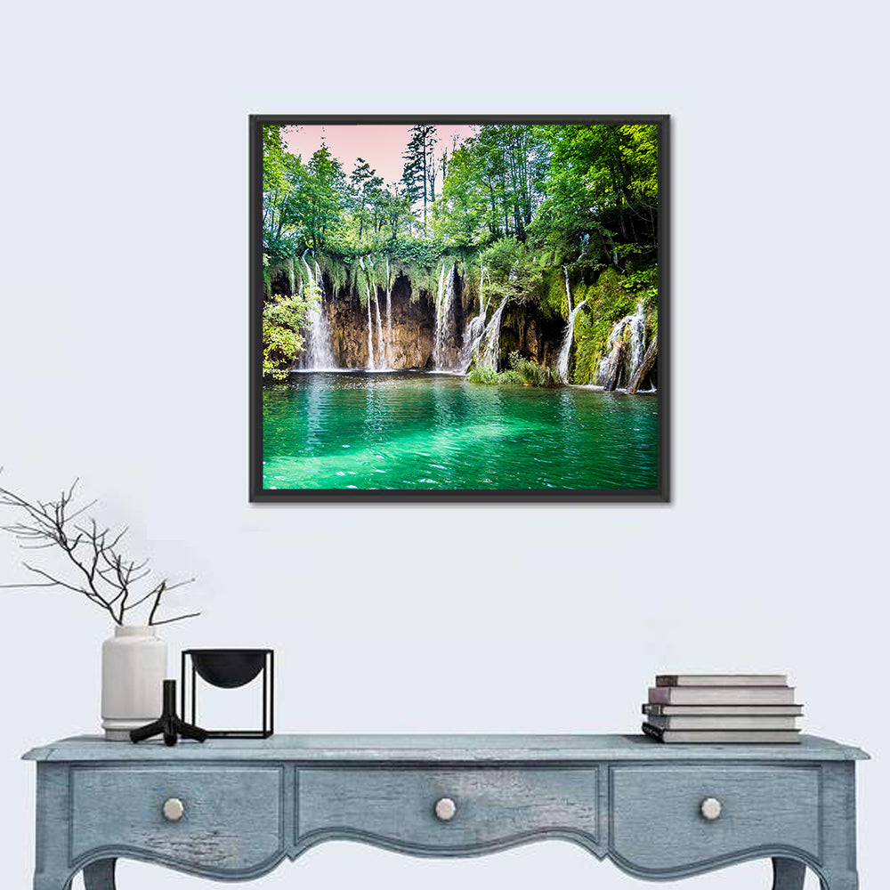 Plitvice Lakes Waterfalls Wall Art