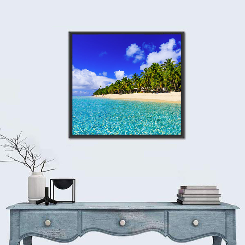 Dravuni Island Beach, Fiji Wall Art