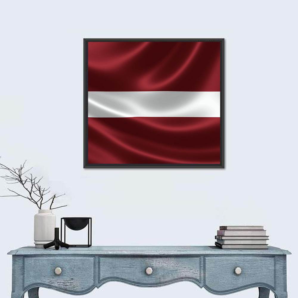 Flag of Latvia Wall Art