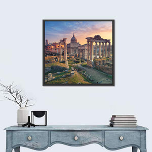 Roman Ruins In Rome Italy Wall Art