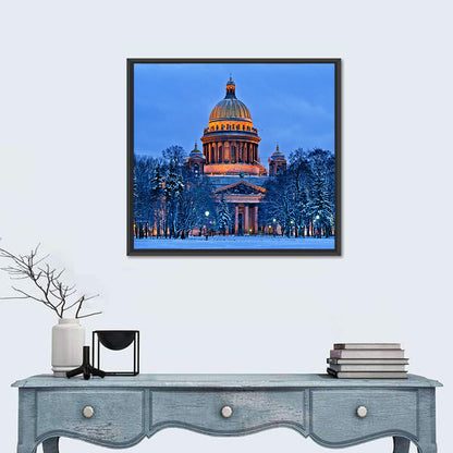 St Isaac Cathedral In Saint Petersburg Wall Art
