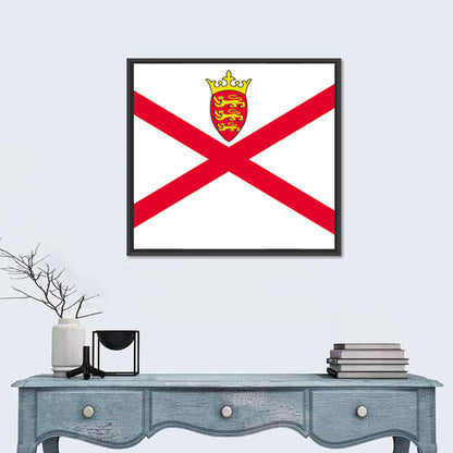 Flag Of Jersey Wall Art