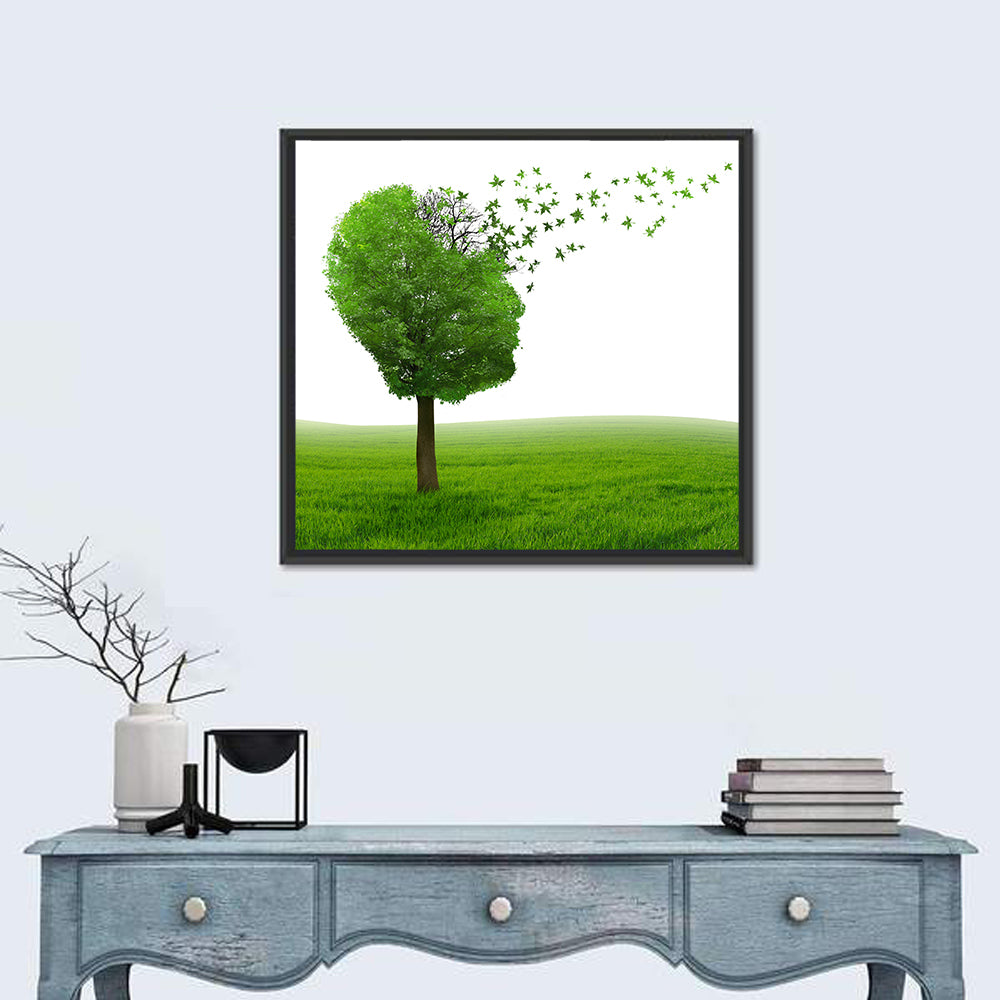 Memory Loss Concept Wall Art