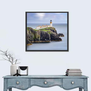 Lighthouse On Neist Point Cliffs Wall Art