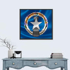Northern Mariana Islands Flag Wall Art